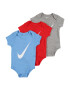 Nike Sportswear Pajac/bodi modra / pegasto siva / rdeča / bela - Pepit.si