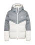 Nike Sportswear Zimska jakna 'Windrunner' bazaltno siva / off-bela - Pepit.si