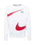 Nike Sportswear Majica bela / rdeča / nebeško modra - Pepit.si