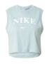 Nike Sportswear Top pastelno modra / bela - Pepit.si