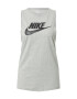 Nike Sportswear Top pegasto siva / črna - Pepit.si