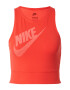 Nike Sportswear Top rdeča / pastelno rdeča - Pepit.si