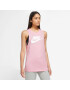 Nike Sportswear Top roza / bela - Pepit.si