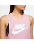 Nike Sportswear Top roza / bela - Pepit.si