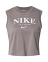 Nike Sportswear Top temno siva / bela - Pepit.si