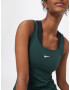 Nike Sportswear Top temno zelena / bela - Pepit.si