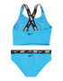 Nike Swim Športna kopalna moda cijansko modra / limeta / črna / bela - Pepit.si