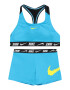 Nike Swim Športna kopalna moda svetlo modra / svetlo zelena / črna / off-bela - Pepit.si