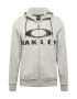 OAKLEY Sweatjacke 'BARK' svetlo siva / črna - Pepit.si