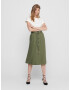 ONLY Krilo 'ONLBECCA BELTED MIDI SKIRT WVN' kaki - Pepit.si