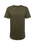 Only & Sons Majica 'onsMATTY MELANGE LONGY TEE' temno zelena - Pepit.si