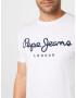 Pepe Jeans Majica temno modra / bela - Pepit.si