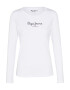 Pepe Jeans Majica 'NEW VIRGINIA L/S' bela - Pepit.si