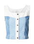 Pepe Jeans Top 'RUBY BLEND' dimno modra / bela - Pepit.si