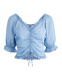 PIECES Top 'VILMA' moder denim - Pepit.si