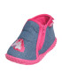 PLAYSHOES Copat 'Einhorn' moder denim / temno roza - Pepit.si