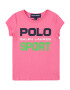 Polo Ralph Lauren T-Shirt roza / zelena / marine / bela - Pepit.si