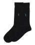 Polo Ralph Lauren Nogavice 'RIB EGYPTIAN-SOCKS-2 PACK' črna - Pepit.si