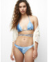 Pull&Bear Bikini hlačke modra / svetlo modra - Pepit.si