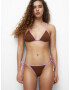 Pull&Bear Bikini hlačke rjava / svetlo roza - Pepit.si