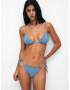 Pull&Bear Bikini zgornji del dimno modra - Pepit.si