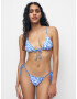 Pull&Bear Bikini zgornji del modra / bela - Pepit.si