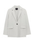 Pull&Bear Blazer svetlo siva - Pepit.si