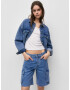 Pull&Bear Kargo kavbojke moder denim - Pepit.si