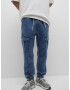 Pull&Bear Kargo kavbojke moder denim - Pepit.si