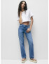 Pull&Bear Kavbojke moder denim - Pepit.si