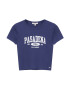 Pull&Bear Majica marine / bela - Pepit.si