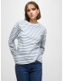 Pull&Bear Majica modra / off-bela - Pepit.si