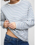 Pull&Bear Majica modra / off-bela - Pepit.si