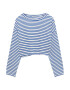 Pull&Bear Majica temno modra / bela - Pepit.si