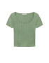 Pull&Bear Majica zelena - Pepit.si