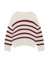 Pull&Bear Pulover burgund / bela - Pepit.si