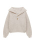 Pull&Bear Pulover nude - Pepit.si