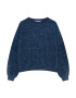 Pull&Bear Pulover temno modra - Pepit.si