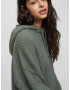 Pull&Bear Pulover temno zelena - Pepit.si