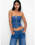 Pull&Bear Top moder denim - Pepit.si