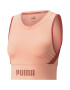 PUMA Športni top pastelno oranžna / bordo - Pepit.si