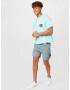 QUIKSILVER Funkcionalna majica 'RAINBOW' modra / svetlo modra / roza / črna - Pepit.si