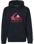 QUIKSILVER Majica temno modra / rdeča / bela - Pepit.si