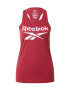 Reebok Sport Športni top bordo / bela - Pepit.si