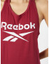 Reebok Sport Športni top bordo / bela - Pepit.si