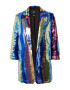 River Island Blazer modra / zlata / meta / jagoda - Pepit.si