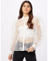 River Island Bluza 'Darcy' transparentna / off-bela - Pepit.si