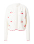 River Island Pletena jopa 'EMBROIDERED CHERRY' kremna / zelena / rdeča - Pepit.si