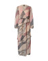 River Island Poletna obleka 'Ls Animal Maxi Day Dress' roza - Pepit.si