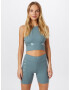 River Island Top 'RACER' pastelno modra - Pepit.si